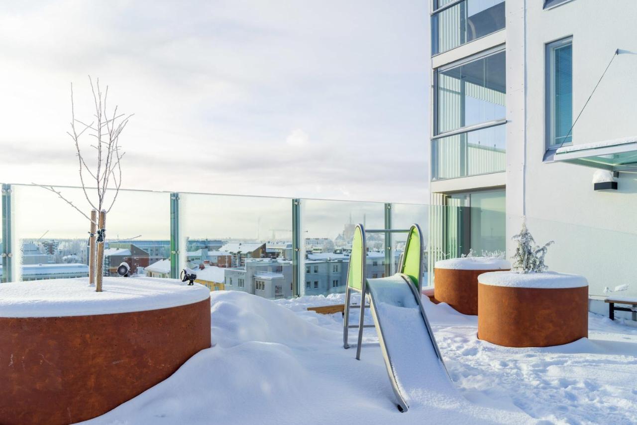 Juuri Valmistunut Yksio Rotuaarilla Apartamento Oulu Exterior foto